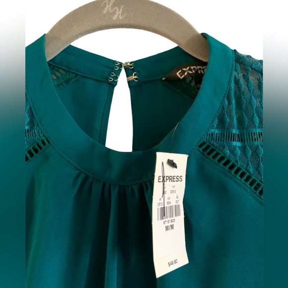 Emerald Green Express Top NWT size M - Picture 3 of 8